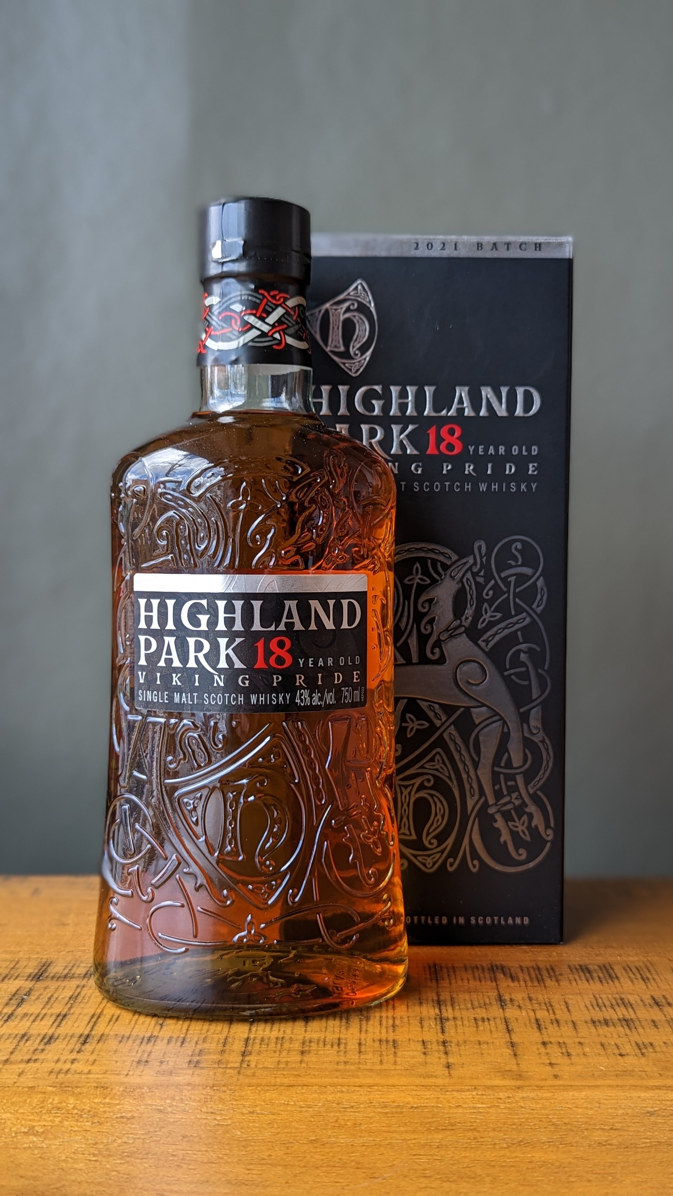 Highland Park 18 Year Viking Pride Single Malt Highland Scotch